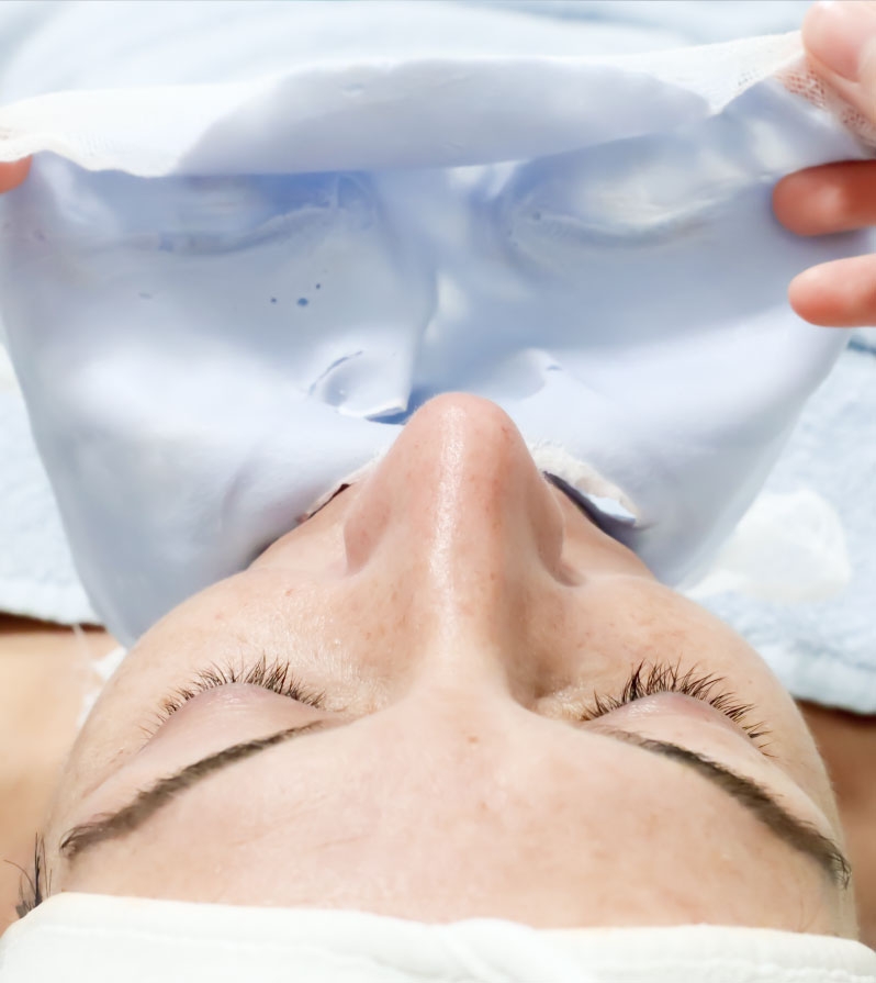 Peeling cu Ultrasunet + mască Alginat
